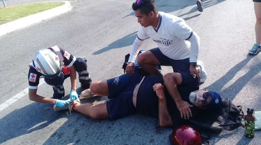 Se lesiona turista al derrapar en carretera de Huatulco | El Imparcial de Oaxaca