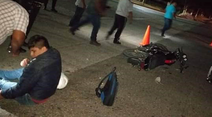 Hospitalizan a motociclista que derrapó en Telixtlahuaca | El Imparcial de Oaxaca