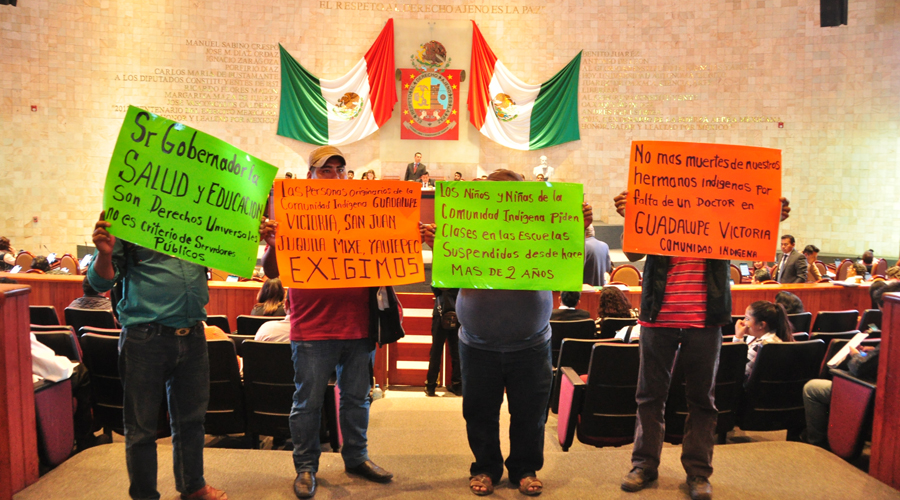 Llueven protestas en el Congreso del estado de Oaxaca | El Imparcial de Oaxaca
