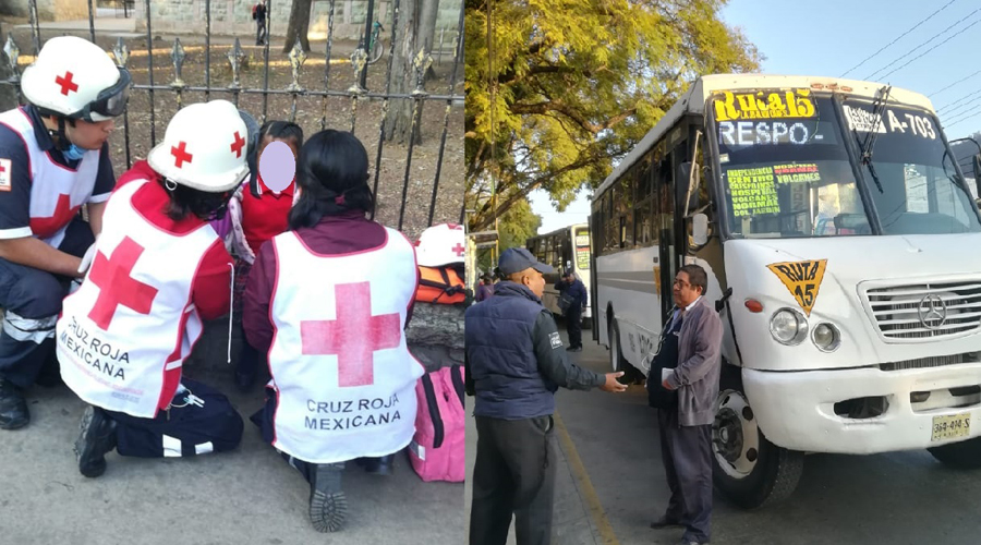 Se lesiona niña con puerta de autobús en Calzada Madero | El Imparcial de Oaxaca