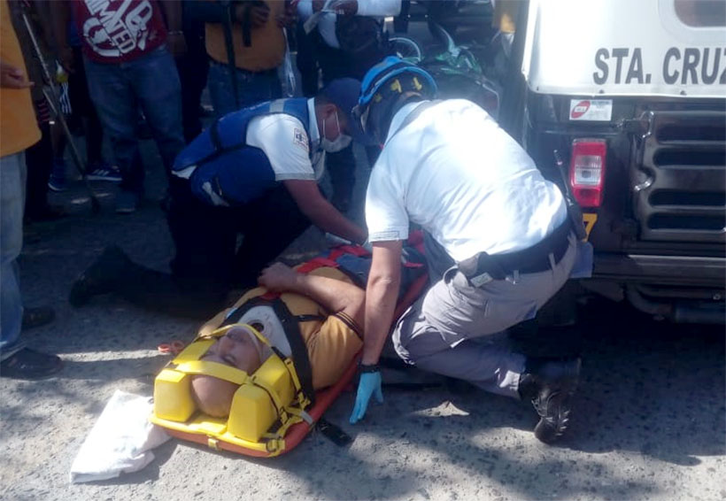 Mototaxi choca contra una moto en Santa Anita, Oaxaca | El Imparcial de Oaxaca