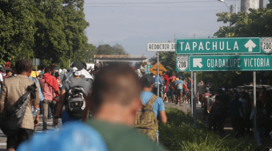 Caravana de 200 migrantes que ingresaron a México por frontera sur fueron detenidos por el INM | El Imparcial de Oaxaca