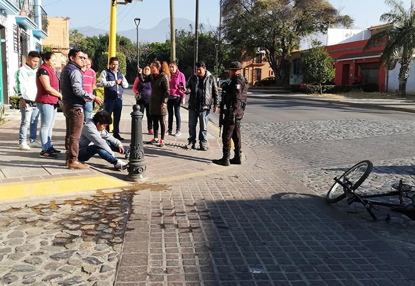 Automovilista irresponsable; atropella a ciclista y escapa del lugar | El Imparcial de Oaxaca