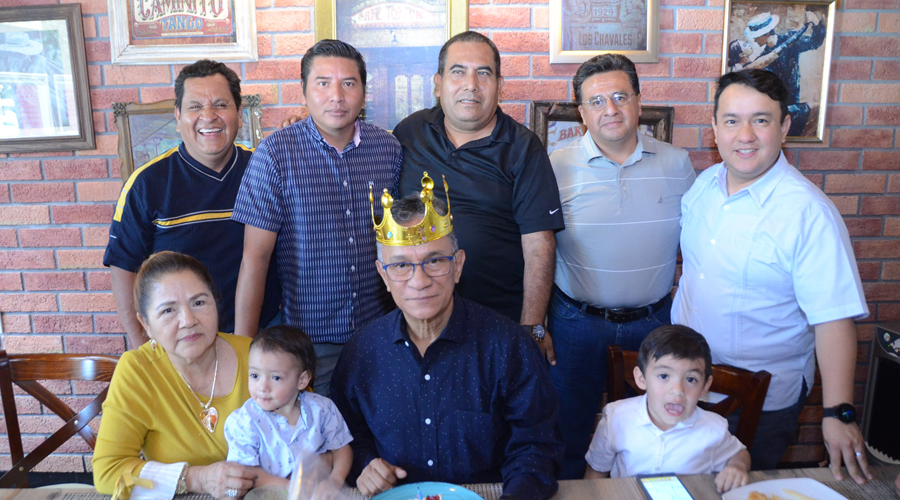 Sergio celebró su cumpleaños junto a su familia