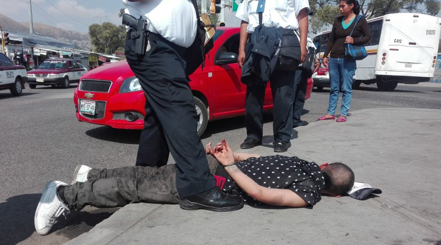 Detienen a ladrón de celulares en el Parque del Amor