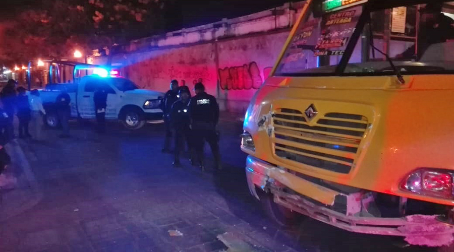 Choca urbano contra patrulla de la Policía Estatal