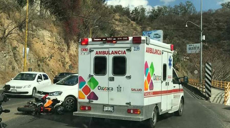 Se accidenta motociclista en el Cerro del Fortín | El Imparcial de Oaxaca