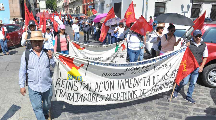 Continúan las protestas  en el Centro Histórico de Oaxaca