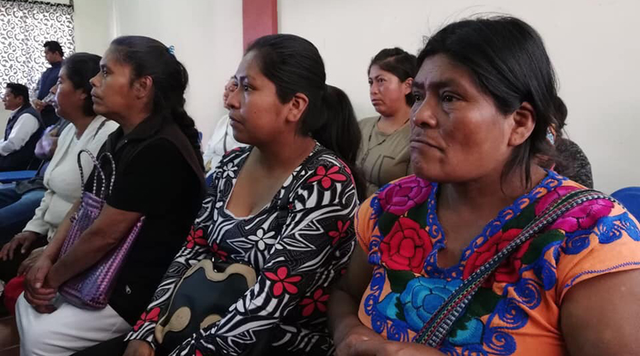 Fecha muerta para  las mujeres de la Mixteca