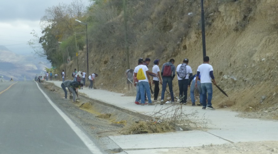 Jóvenes de Teotitlán de Flores Magón realizan trabajo  comunitario | El Imparcial de Oaxaca