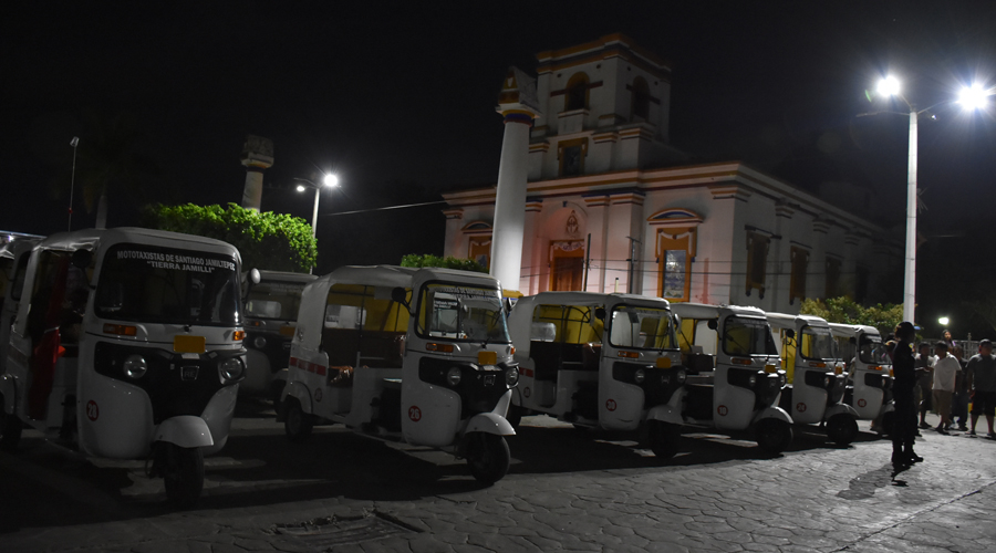 Policía Vial y Estatal regresan mototaxis a Santiago Jamiltepec