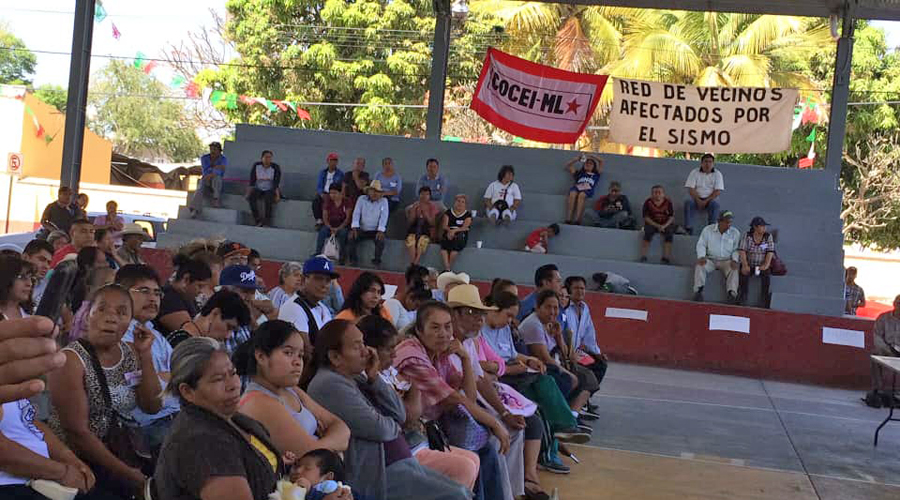 Red Nacional de Damnificados busca reconstrucción ordenada y supervisada | El Imparcial de Oaxaca
