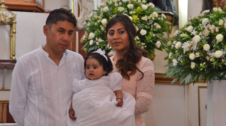 Samantha Xareni fue bautizada