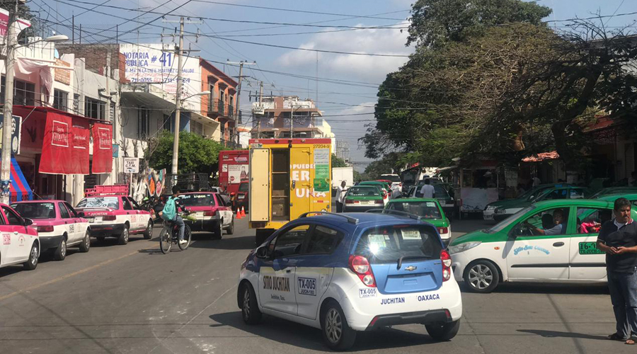 Taxistas de Juchitán  apuestan por reordenamiento vial
