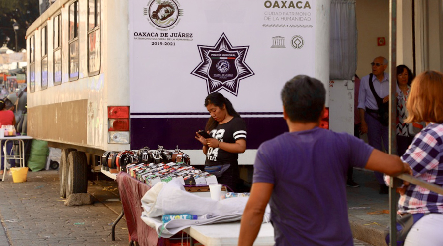 Usaría Municipio fuerza pública en contra de los ambulantes de Oaxaca