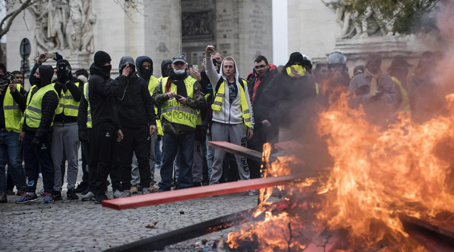 Inician violentas movilizaciones de “chalecos amarillos” en Francia | El Imparcial de Oaxaca