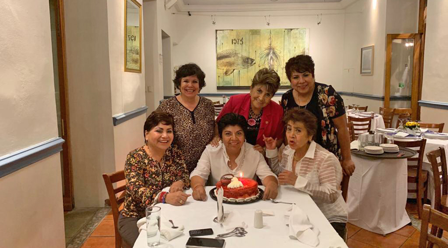 Maritza festeja en familia
