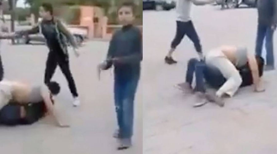 Video: Niño saca cuchillo en pelea callejera, quería matar a oponente | El Imparcial de Oaxaca