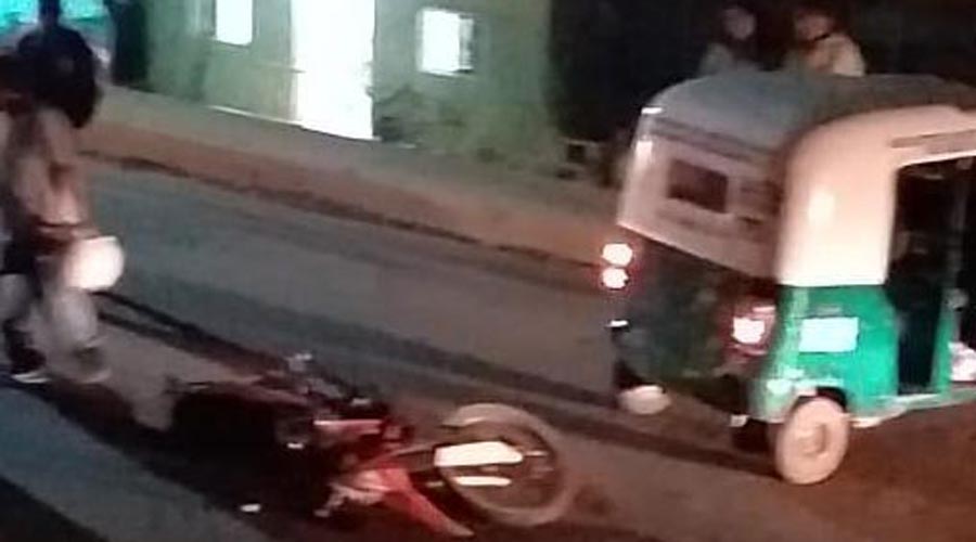 Choca motociclista contra mototaxi en la carretera a Monte Albán | El Imparcial de Oaxaca