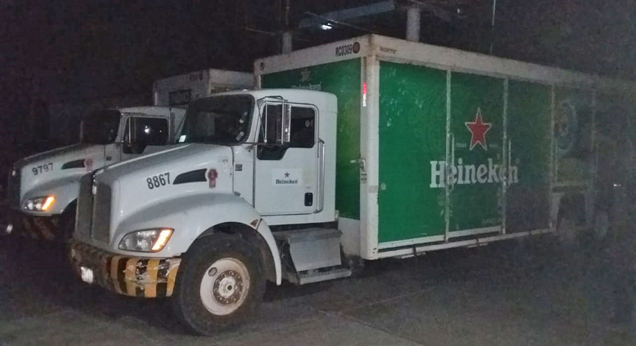 Recuperan camiones cerveceros robados en el Istmo | El Imparcial de Oaxaca