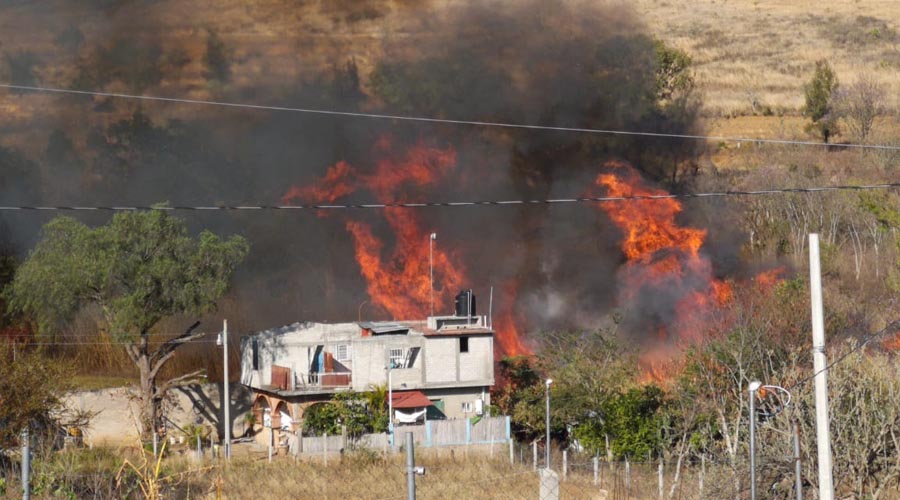 Se registra incendio de pastizales en Etla | El Imparcial de Oaxaca