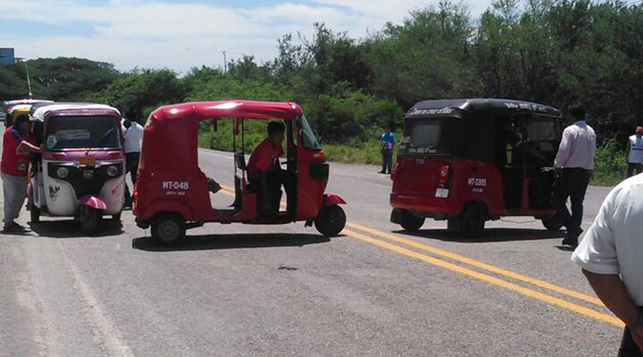 Reportan robo de mototaxi en Juchitán