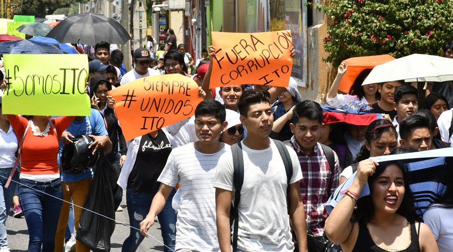 Estudiantes del ITO retomarán movilizaciones en la capital de Oaxaca | El Imparcial de Oaxaca