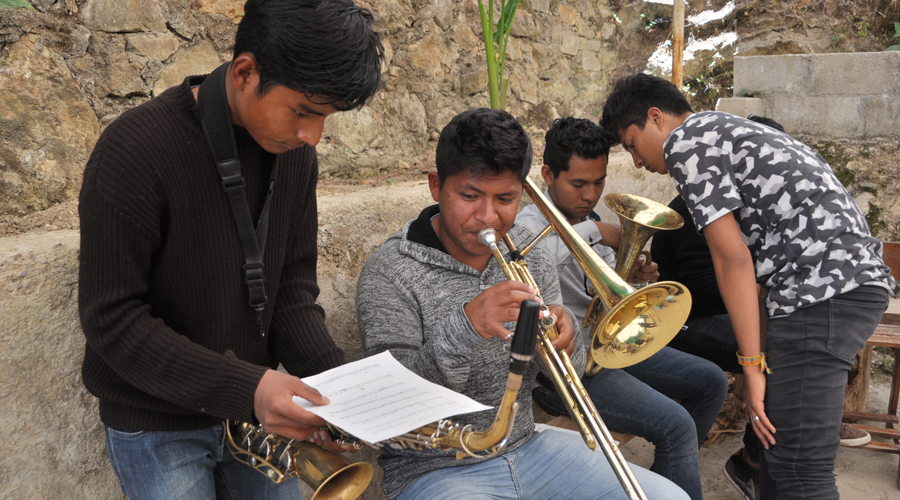 Lo que toca el viento, las bandas de música en Oaxaca