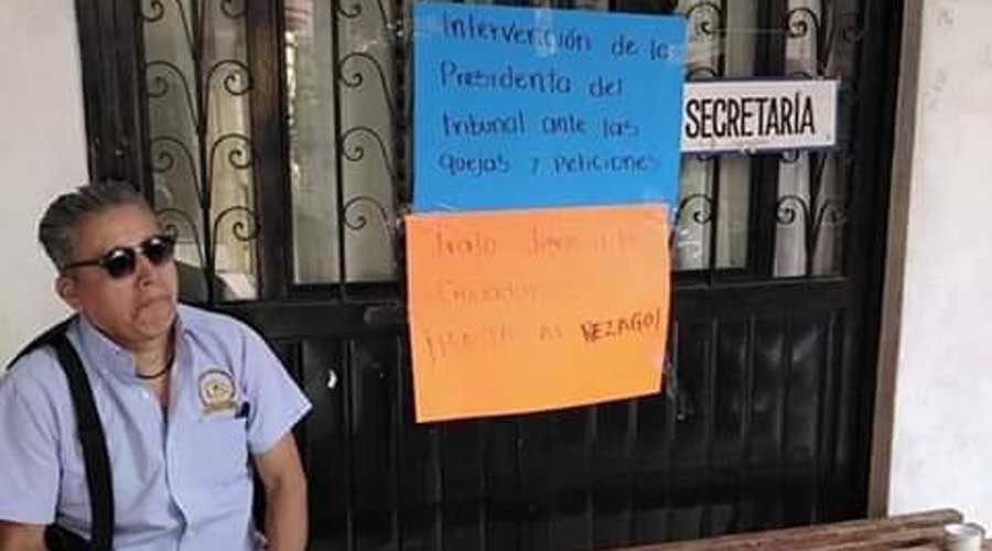 Protestan por desatención en el Juzgado Civil de Salina Cruz