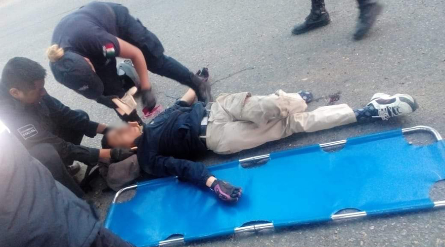Se lesiona joven al derrapar en motocicleta | El Imparcial de Oaxaca