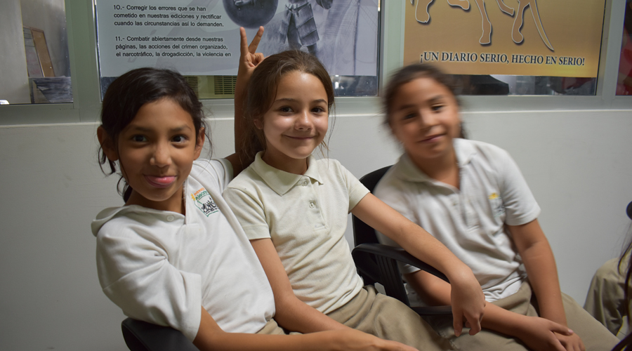 Alumnos de la primaria Alecrim visitaron las instalaciones de El Mejor Diario de Oaxaca