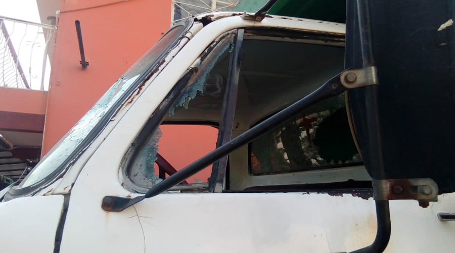 Denunciarán a trabajadores de Salina Cruz que destrozaron camiones