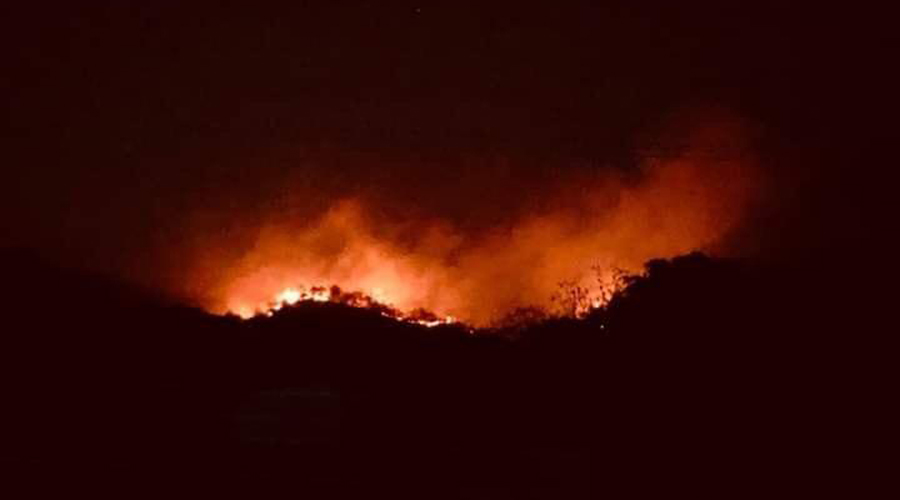 Excluyen comunidades mixes de declaratoria de emergencia por los incendios forestales