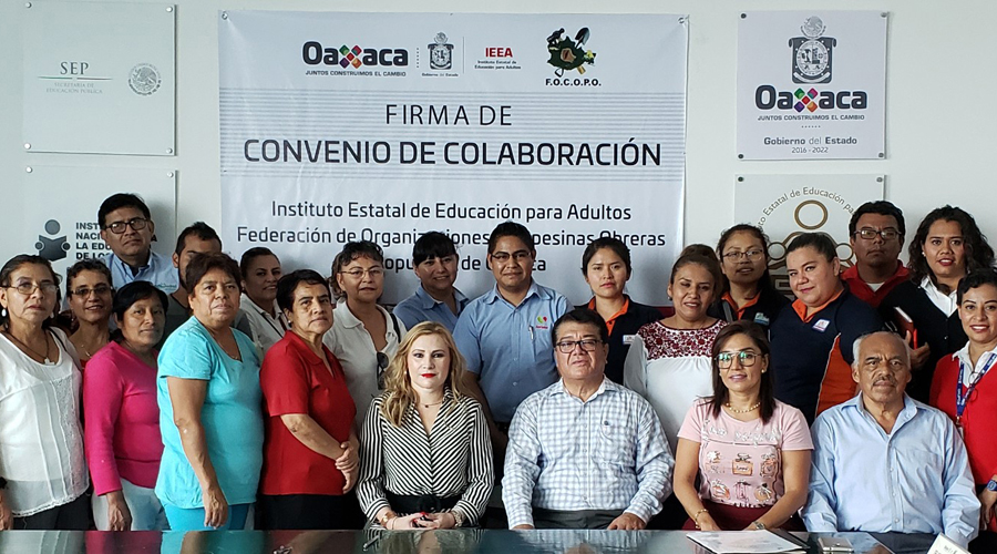 IEEA y FOCOPO trabajan juntos por la educación en Oaxaca | El Imparcial de Oaxaca