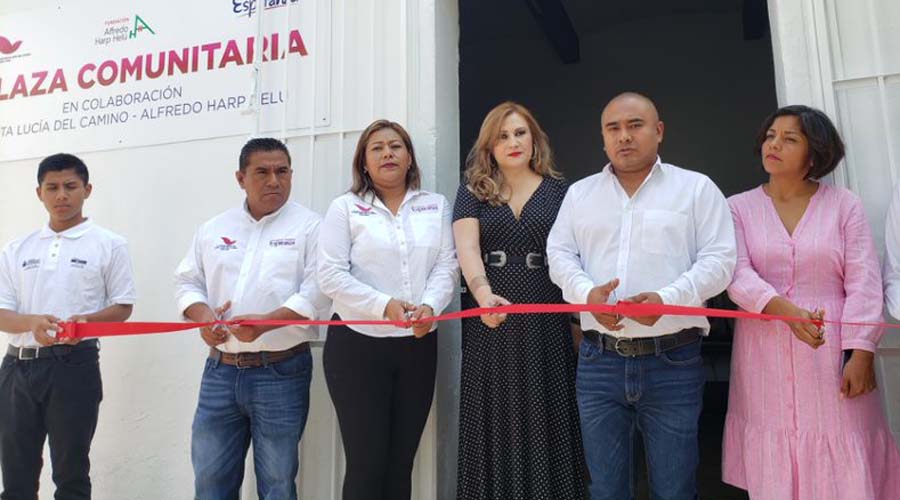 El IEEA reinaugura plaza comunitaria en Santa Lucía del Camino | El Imparcial de Oaxaca