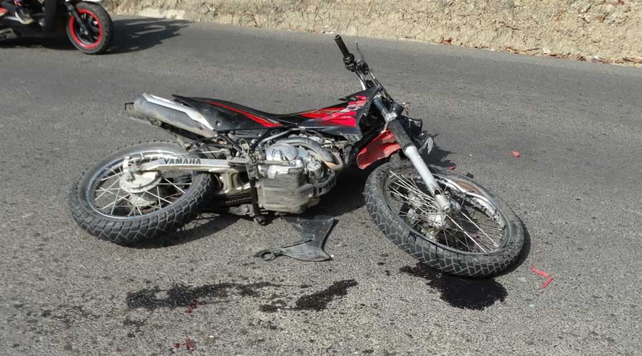 Derrapa motociclista sobre avenida Ferrocarril | El Imparcial de Oaxaca