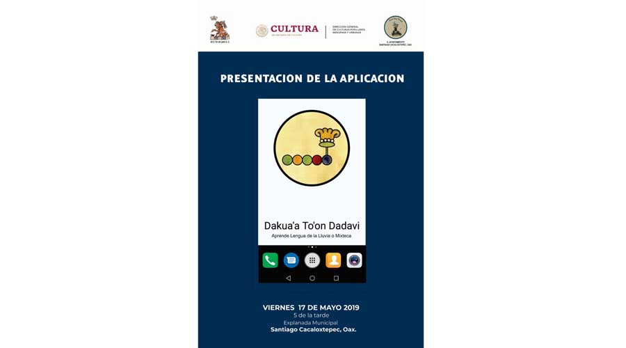 Presentarán App para aprender lengua mixteca en Cacaloxtepec | El Imparcial de Oaxaca