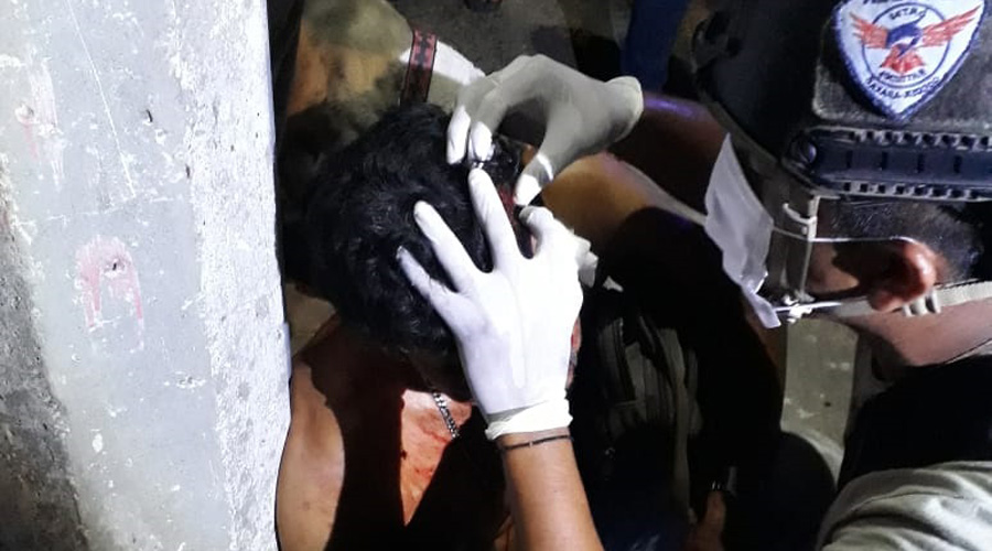 Se resiste a asalto y lo golpean