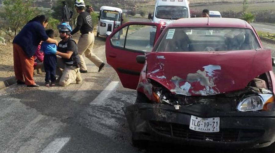 Camioneta provoca fuerte accidente en la cuesta a Ocotlán | El Imparcial de Oaxaca