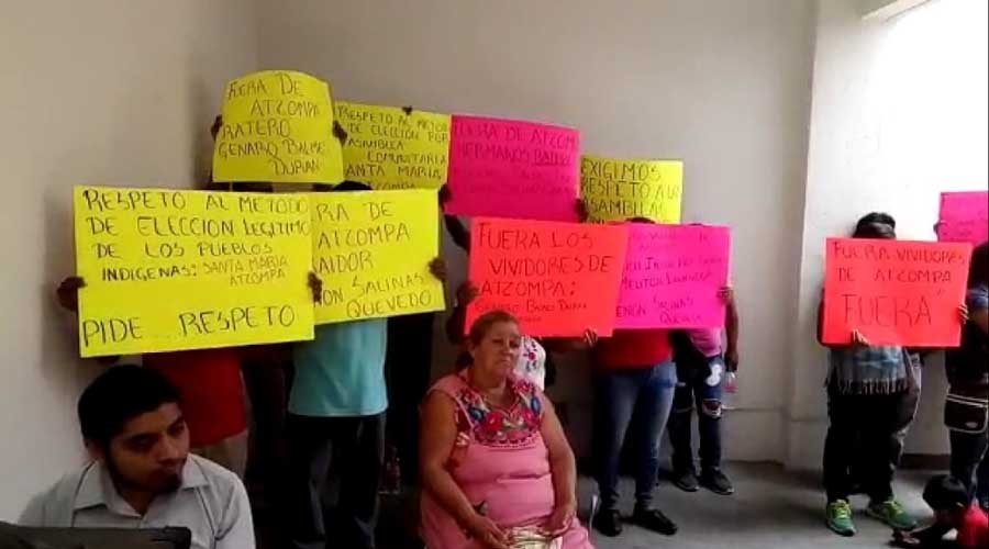 Autoridades y habitantes de Atzompa protestan en TEEO | El Imparcial de Oaxaca