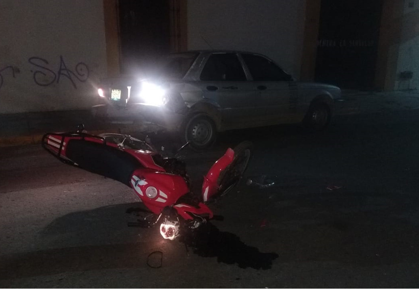 Muere motociclista en calle del Centro Histórico de Oaxaca