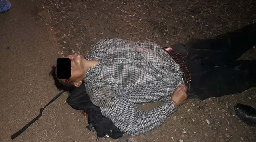 Lo atropellan sobre en carretera Oaxaca-Puerto Escondido