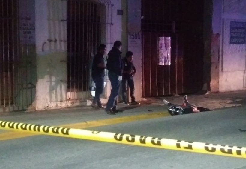 Muere motociclista en calle del Centro Histórico de Oaxaca