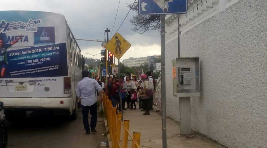 Advierten riesgo para  usuarios que utilizan  el transporte público de Oaxaca | El Imparcial de Oaxaca