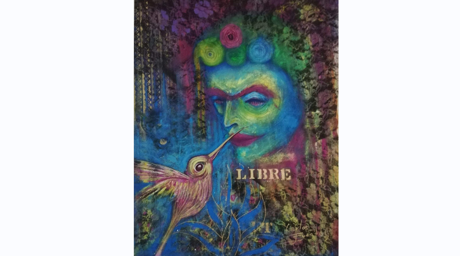 Alegoría a un alebrije, del artista plástico Carlos Fuentes se expone en EU