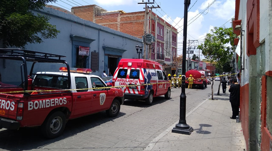 Fuga de gas causa pánico en calle del centro histórico