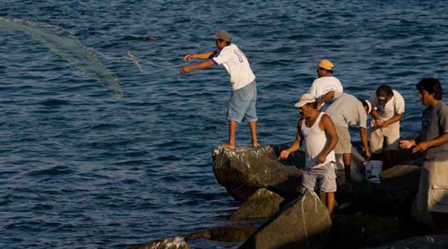 Grupo de pescadores del Istmo exigen apoyos a Eólica del Sur