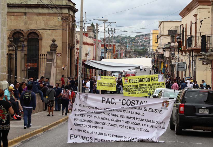 Protestan en SSO; piden continuidad del PAC | El Imparcial de Oaxaca