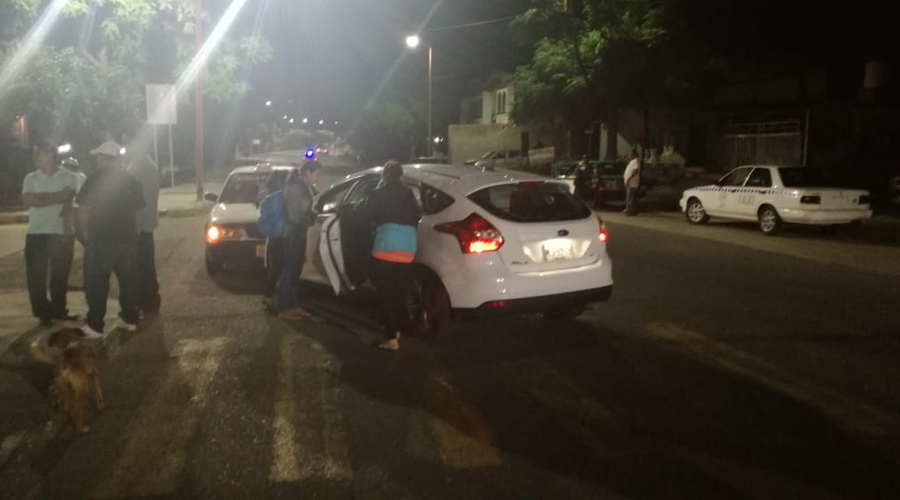 Choque en Huajuapan deja cinco personas lesionadas