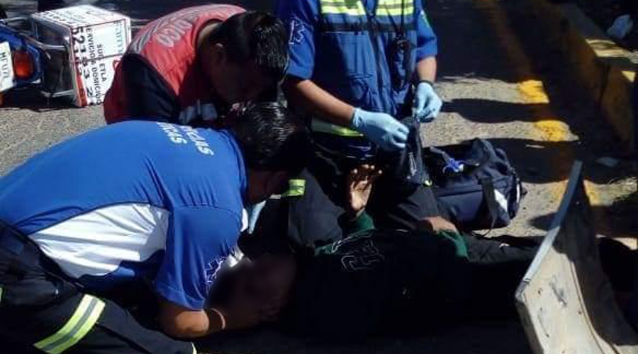 Arrollan a repartidor de medicamentos en la carretera 190